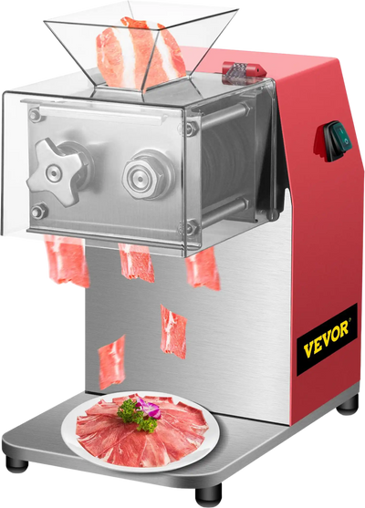 Vevor Commercial Meat Cutting Machine 550 Lbs/Hr Capacity 850W New