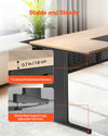 Vevor Executive Desk 63 x 39 in. L-Shaped Reversible Layout 350 lb. Capacity New