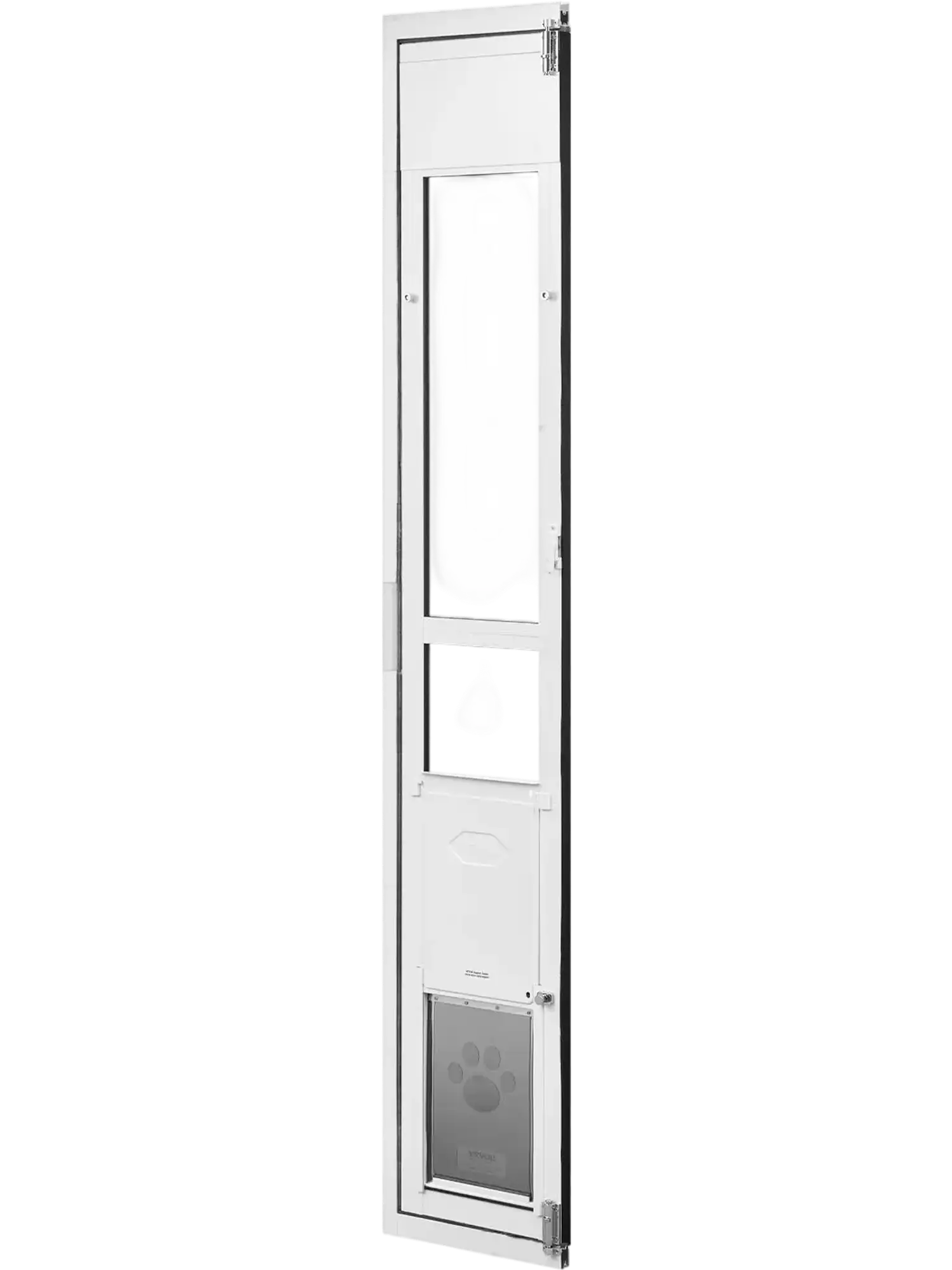Vevor Dog Door Sliding Glass Door Adjustable Height Aluminum Frame with Flap New