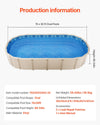 Vevor Oval Pool Liner 15' x 30' Overlap Style 54" Wall Height New