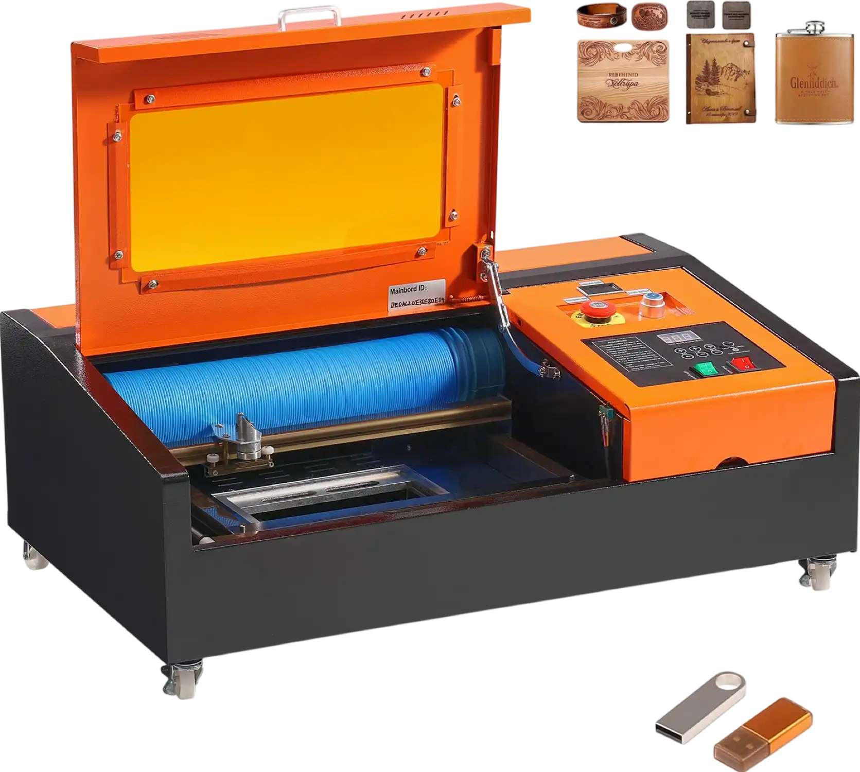 Vevor Laser Engraver 40W Desktop CO2 Laser Cutter Water-Cooled Tube 12