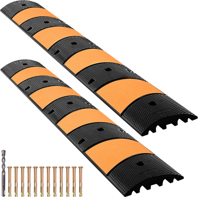 Vevor Rubber Speed Bump 2 Channel 72.8