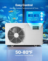 Vevor Aquarium Chiller 500 Gallon Capacity 1.5 HP Adjustable Temperature New