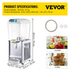 Vevor Commercial Cold Beverage Dispenser 4.8 Gal. 18L 200W Stainless Steel New