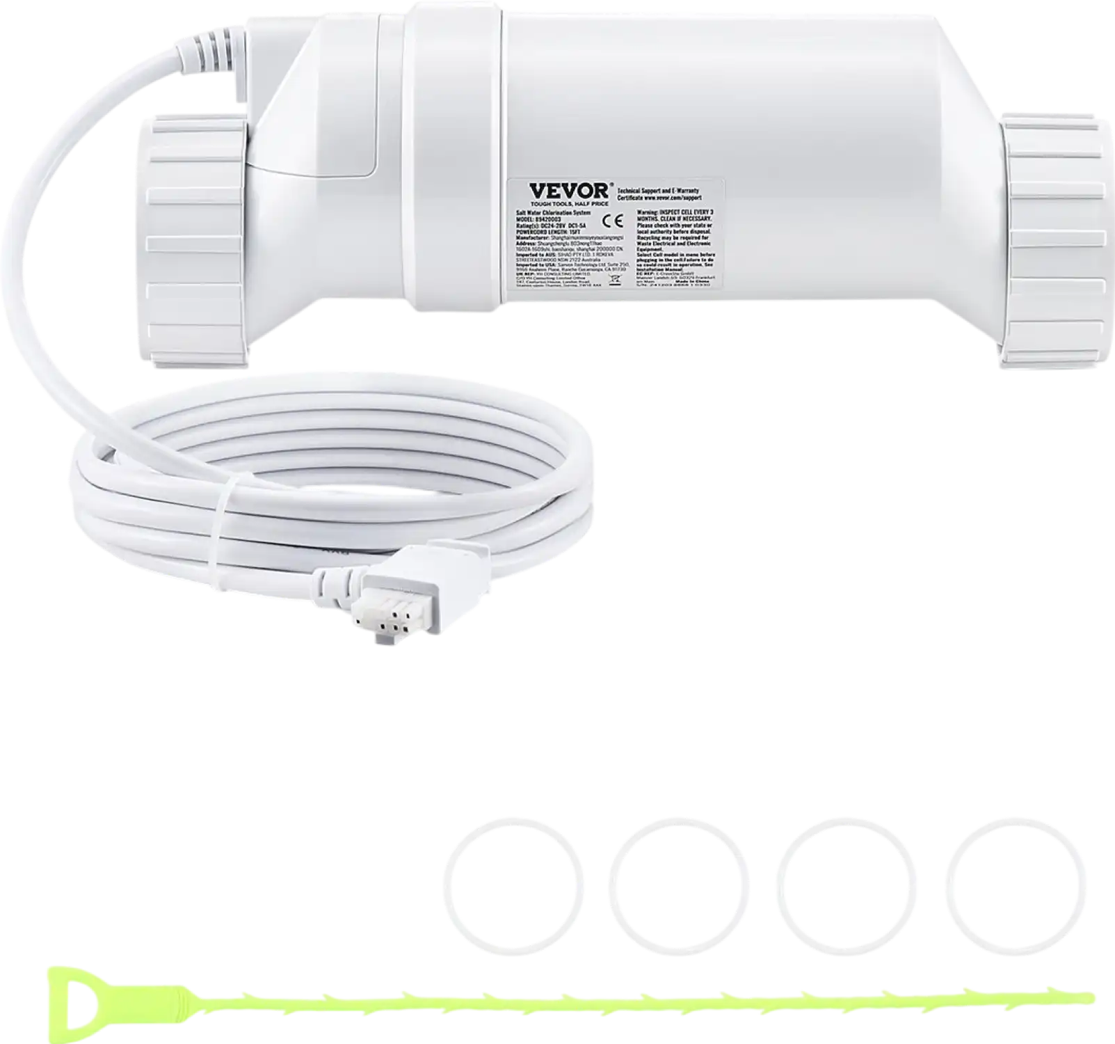 Vevor Salt Water Chlorination System for In-Ground Pools 40,000 Gallons New