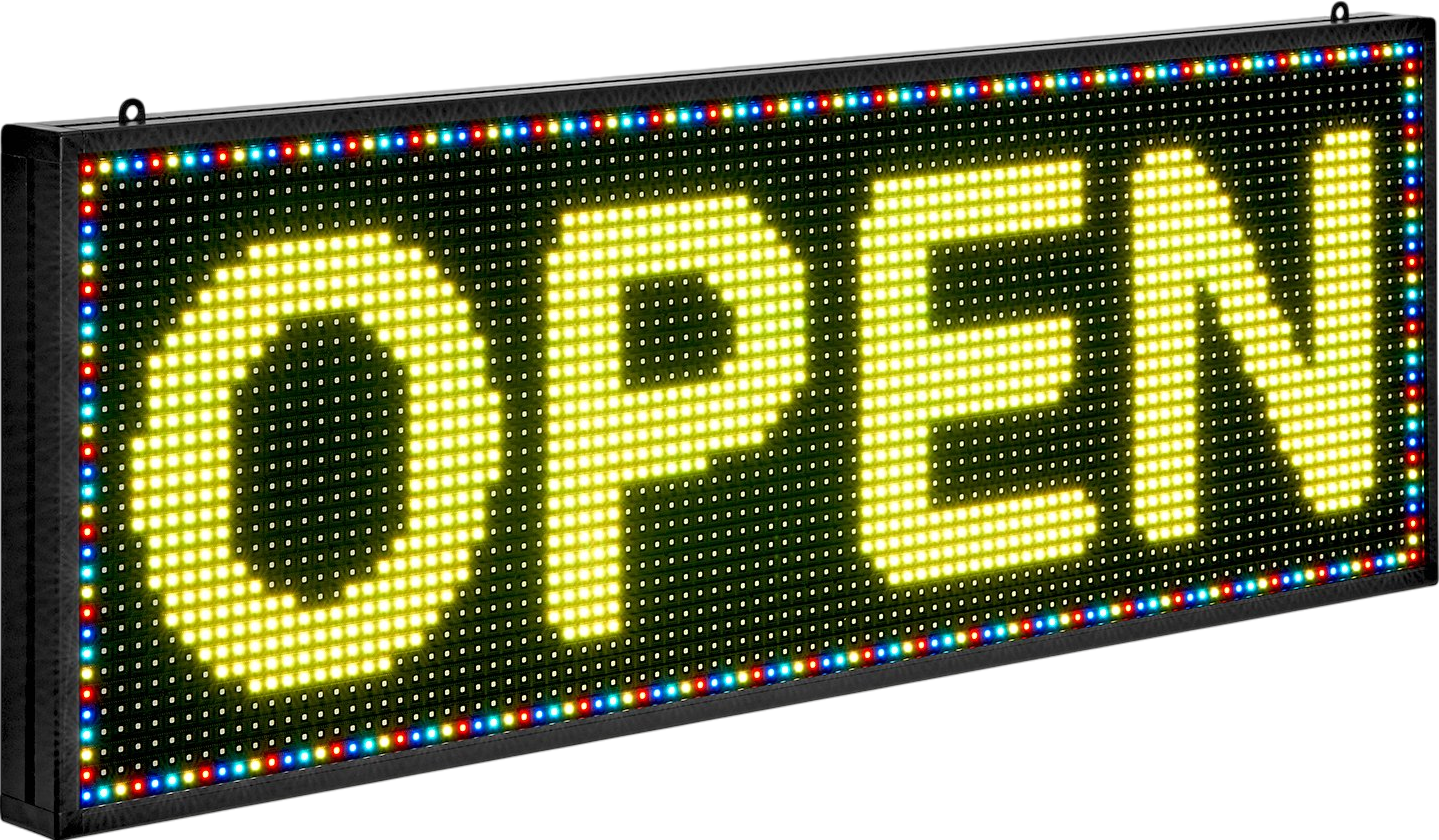 Vevor LED Sign Full-Color Programmable Digital Scrolling Display 40