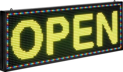 Vevor LED Sign Full-Color Programmable Digital Scrolling Display 40