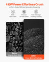 Vevor Rock Crusher High Power 500-3000 kg/h 1740 RPM 4000W 220V New
