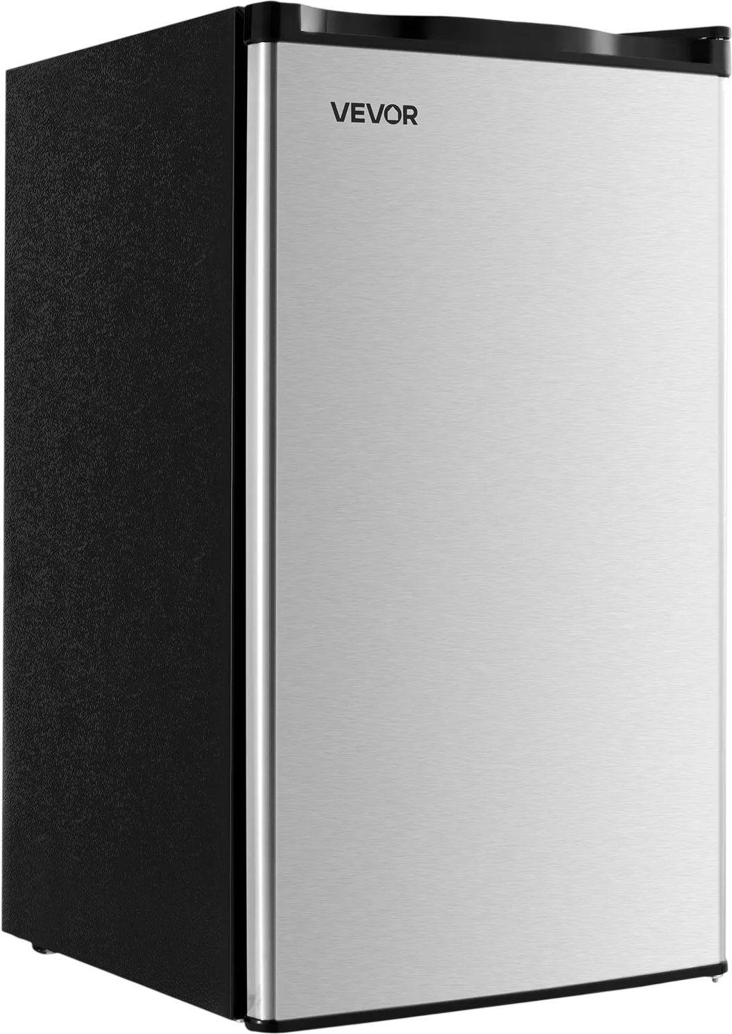 Vevor Mini Fridge 3.2 Cu. Ft. Adjustable Temp Single Door with Freezer Zone New