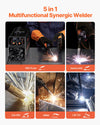 Vevor MIG Welder 5-in-1 Machine 200A Output Current Dual Voltage New