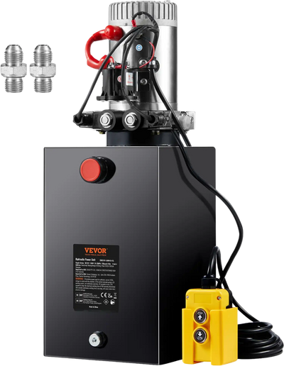 Vevor Hydraulic Pump 15 Quart Double Acting Power Unit 3200 PSI 12V New