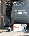 Vevor Electric Trailer Dolly 5,500 lbs. Towing Capacity 23 ft/min Adjustable Height 380W 12V New