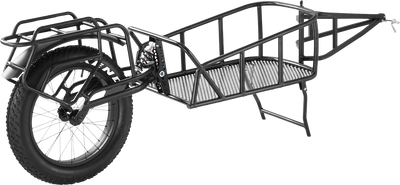 Vevor Bike Cargo Trailer Single Wheel Wagon Cart with Universal Hitch 70 Lbs Capacity New