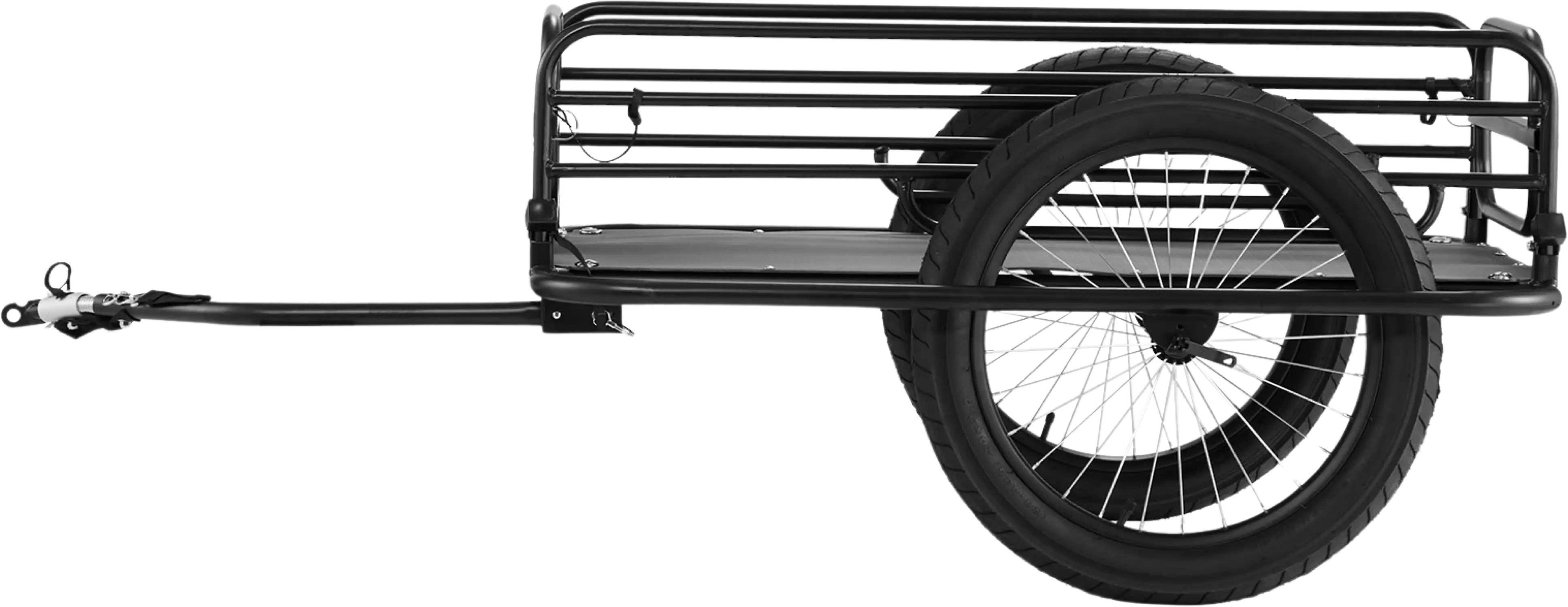 Vevor Bike Cargo Trailer Foldable Wagon Cart with Universal Hitch 275 Lbs Capacity New