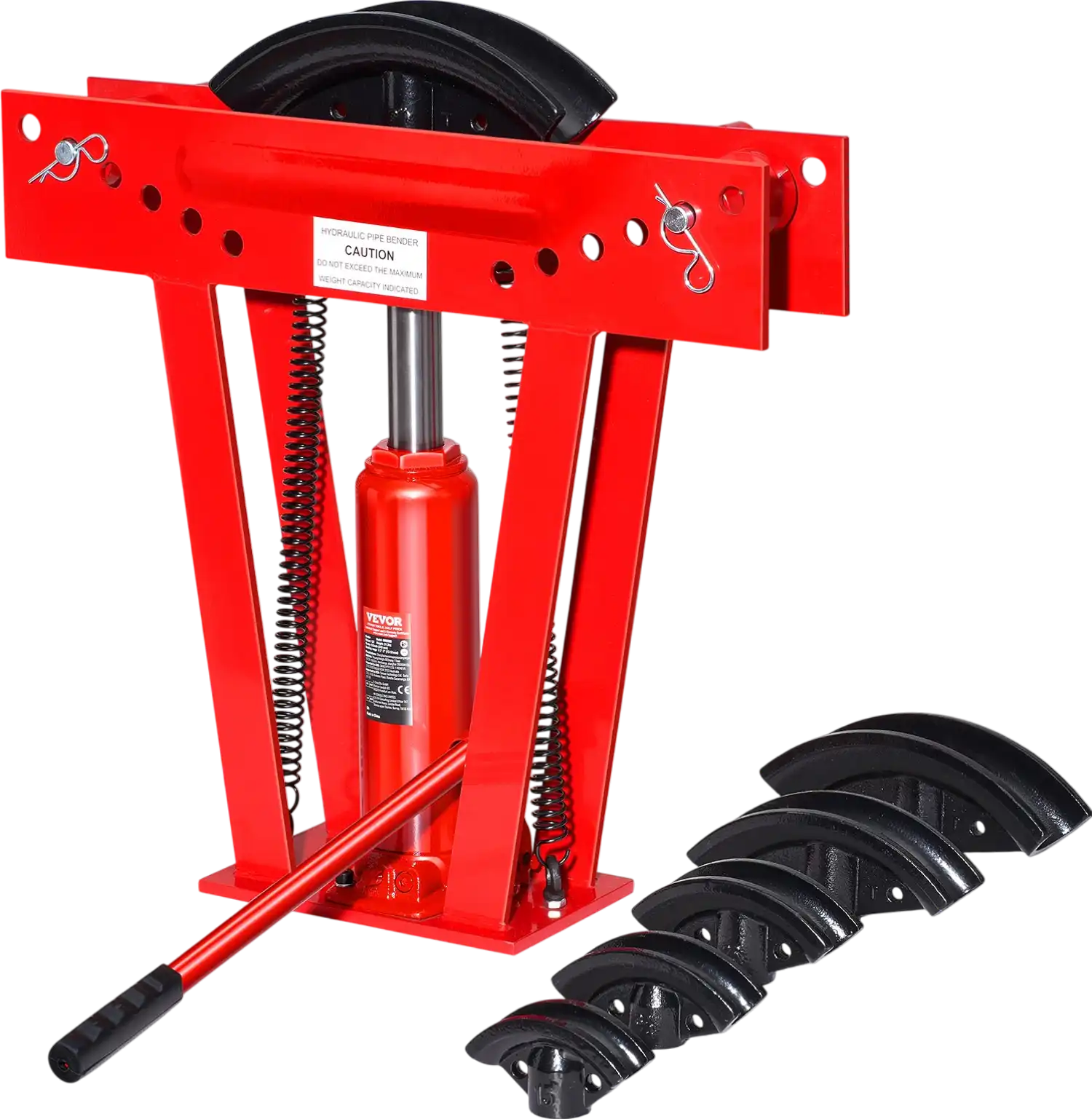 Vevor Hydraulic Pipe Bender 12 Ton Manual Tool with 6 Dies New