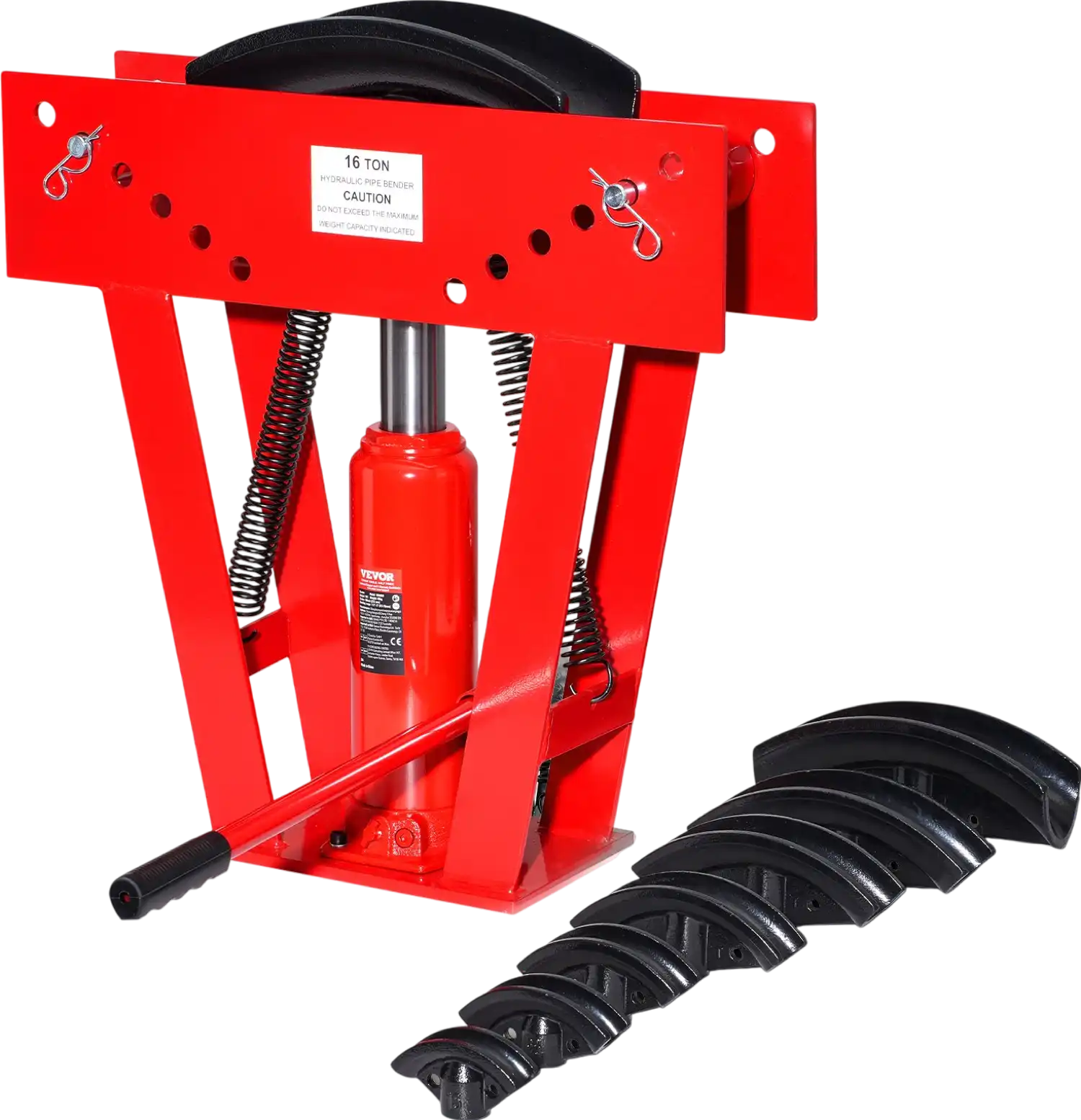 Vevor Hydraulic Pipe Bender 16 Ton Manual Tool with 8 Dies New