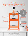 Vevor Hydraulic Shop Press 10 Ton Manual with Press Plate Pressure Gauge New