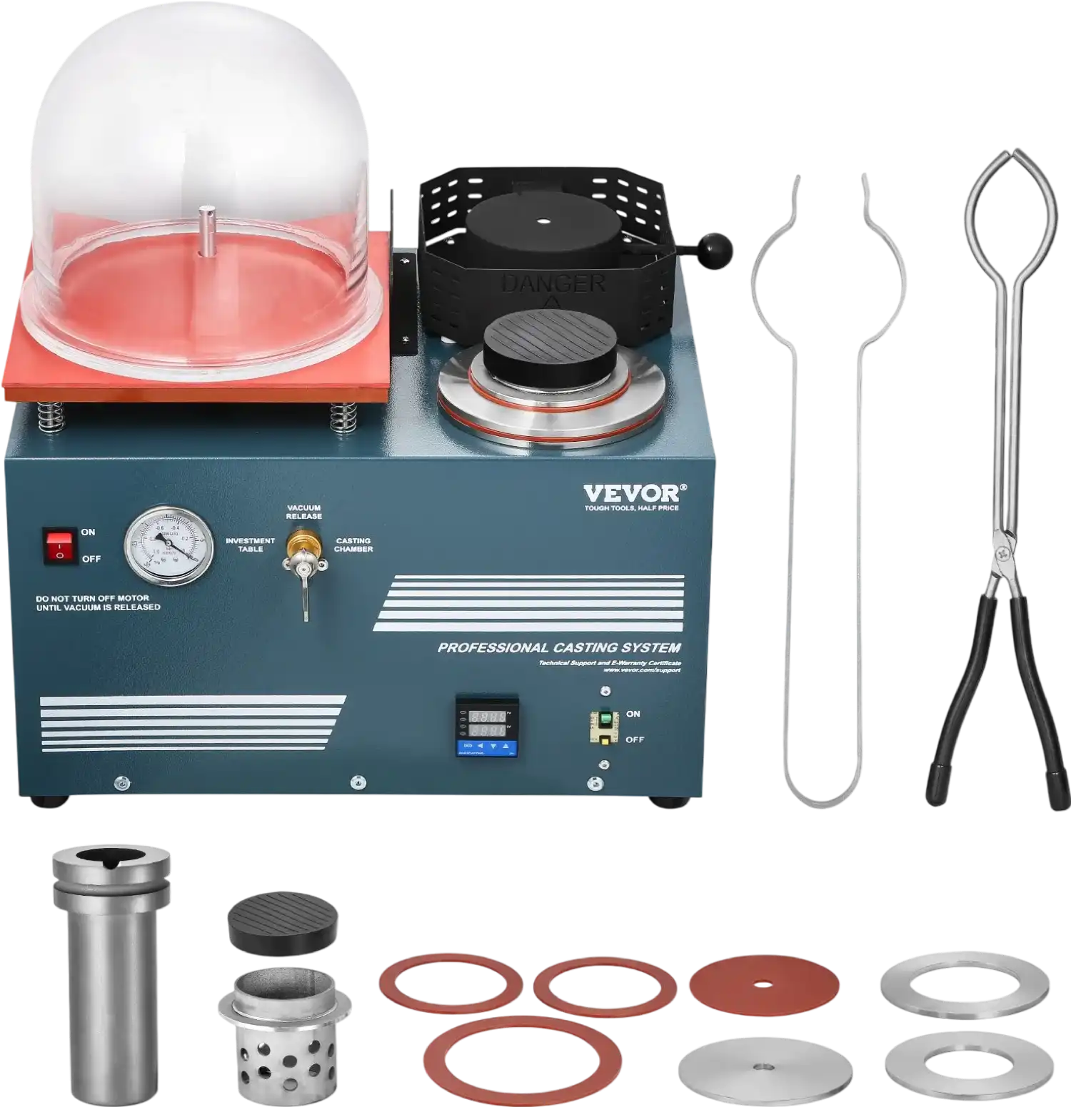 Vevor Vacuum Casting Machine with Melting Furnace 5
