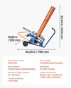 Vevor Clay Target Thrower Portable Automatic Launcher Adjustable Angle 75-80 Disc Capacity New