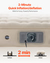 Vevor Air Mattress with Frame Inflatable Camping Cot with Built-in Pump New