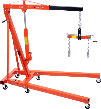Vevor Hydraulic Engine Hoist with Leveler 2 Ton Cherry Picker Shop Crane New