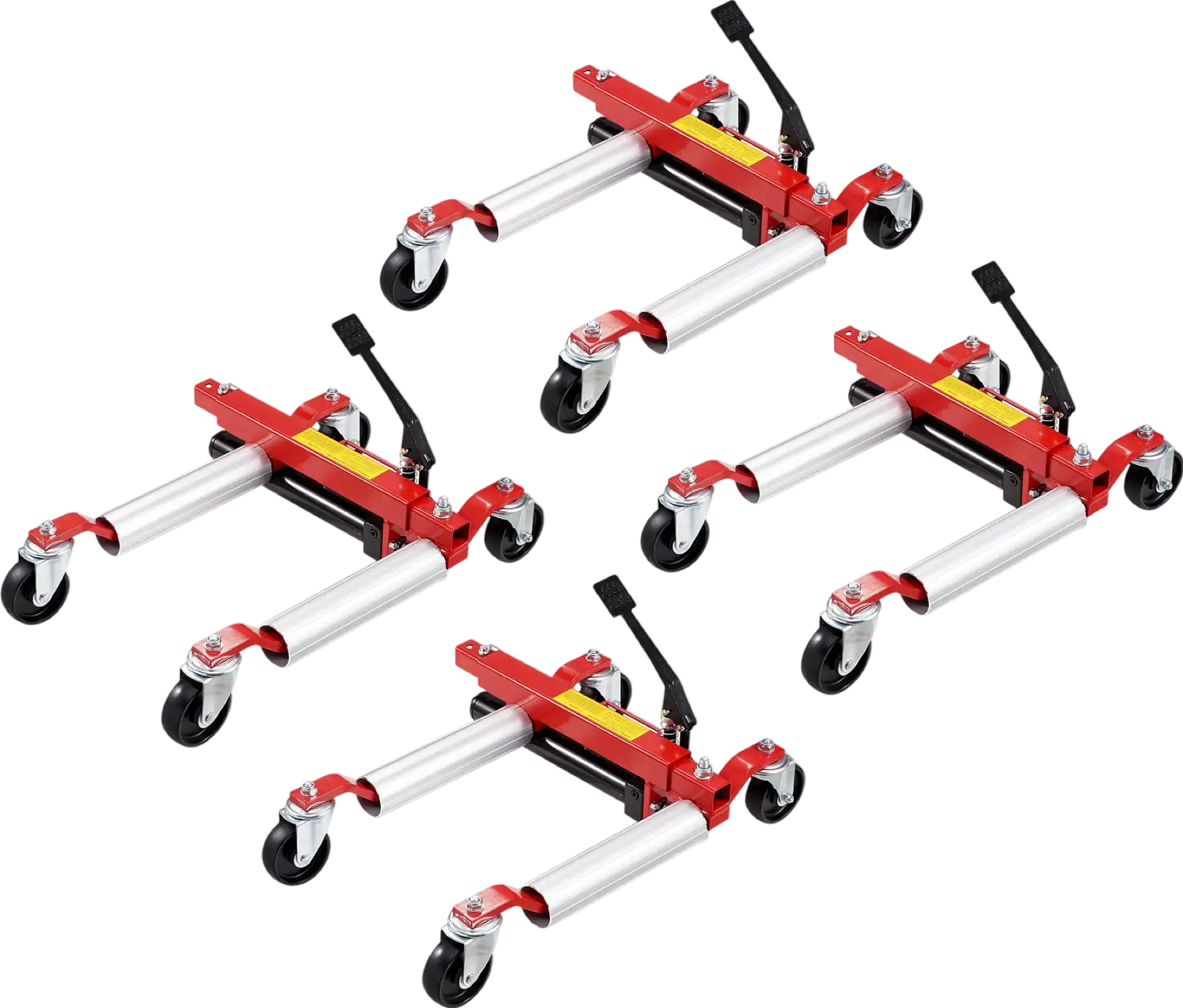 Vevor Wheel Dolly 1500 Lbs Heavy Duty Vehicle Positioning Tire Lifter 4 Pack New