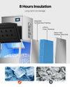 Vevor Commercial Ice Maker 550 Lbs/Day with 250 Lbs Storage Auto Self-Cleaning New