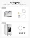 Vevor Commercial Ice Maker Auto Dispensing 500 Lbs/Day with 180 Lbs Storage Self-Cleaning New