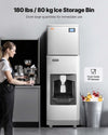 Vevor Commercial Ice Maker Automatic Dispensing 360 Lbs/Day with 180 Lbs Storage New