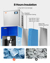 Vevor Commercial Ice Maker Automatic Dispensing 400 Lbs/Day with 180 Lbs Storage New