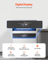 Vevor Commercial Ice Maker 200 Lbs/Day 66 Lbs Storage Capacity Self-Cleaning New