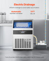 Vevor Commercial Ice Maker 200 Lbs/Day 66 Lbs Storage Capacity Self-Cleaning New