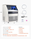 Vevor Commercial Ice Maker 360 Lbs/Day 88 Lbs Storage Capacity Self-Cleaning New