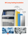 Vevor Commercial Ice Maker 440 Lbs/Day 110 Lbs Storage Capacity Self-Cleaning New