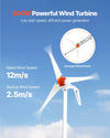 Vevor Solar Wind Power Kit 400W 12V with 2 Panels 200W Turbine Hybrid Controller New