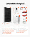 Vevor Solar Power Kit 4800W 48V with 12 400W Panels LFP Battery Hybrid Inverter New