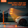 Vevor Paint Curing Lamp Infrared 3300W Triple-Head for Automotive Drying New