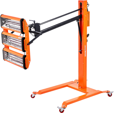 Vevor Infrared Curing Lamp 1-60 Min Timer 8.61 Sq. Ft Baking Area 3300W New