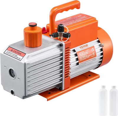 Vevor Vacuum Pump 2-Stage Rotary Vane 9 CFM 1HP Portable New