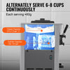 Vevor Commercial Ice Cream Machine 3-Flavor Soft Serve Maker 2 x 1.5 Gal. Hoppers 1800W New