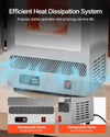Vevor Electric Kiln Melter 2192°F Max Temp Stainless Steel 9-Stage Temp Control 1500W New