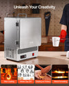 Vevor Electric Kiln Melter 2192°F Max Temp Stainless Steel 9-Stage Temp Control 1500W New