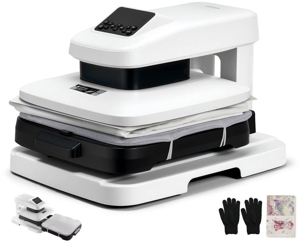 Vevor Auto Heat Press Machine 15 x 15 in. with Adjustable Pressure Auto Release New