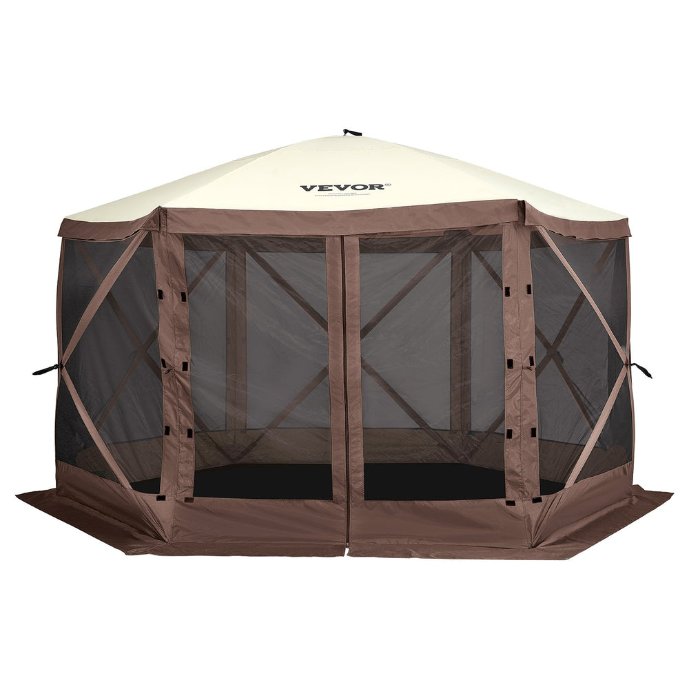 Vevor Pop Up Gazebo Tent 6 Sided Canopy with Privacy Windows 11.5' x 11.5' New