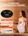 Vevor Steam Generator 4kW with Home Sauna Controller Auto Drain Kit New