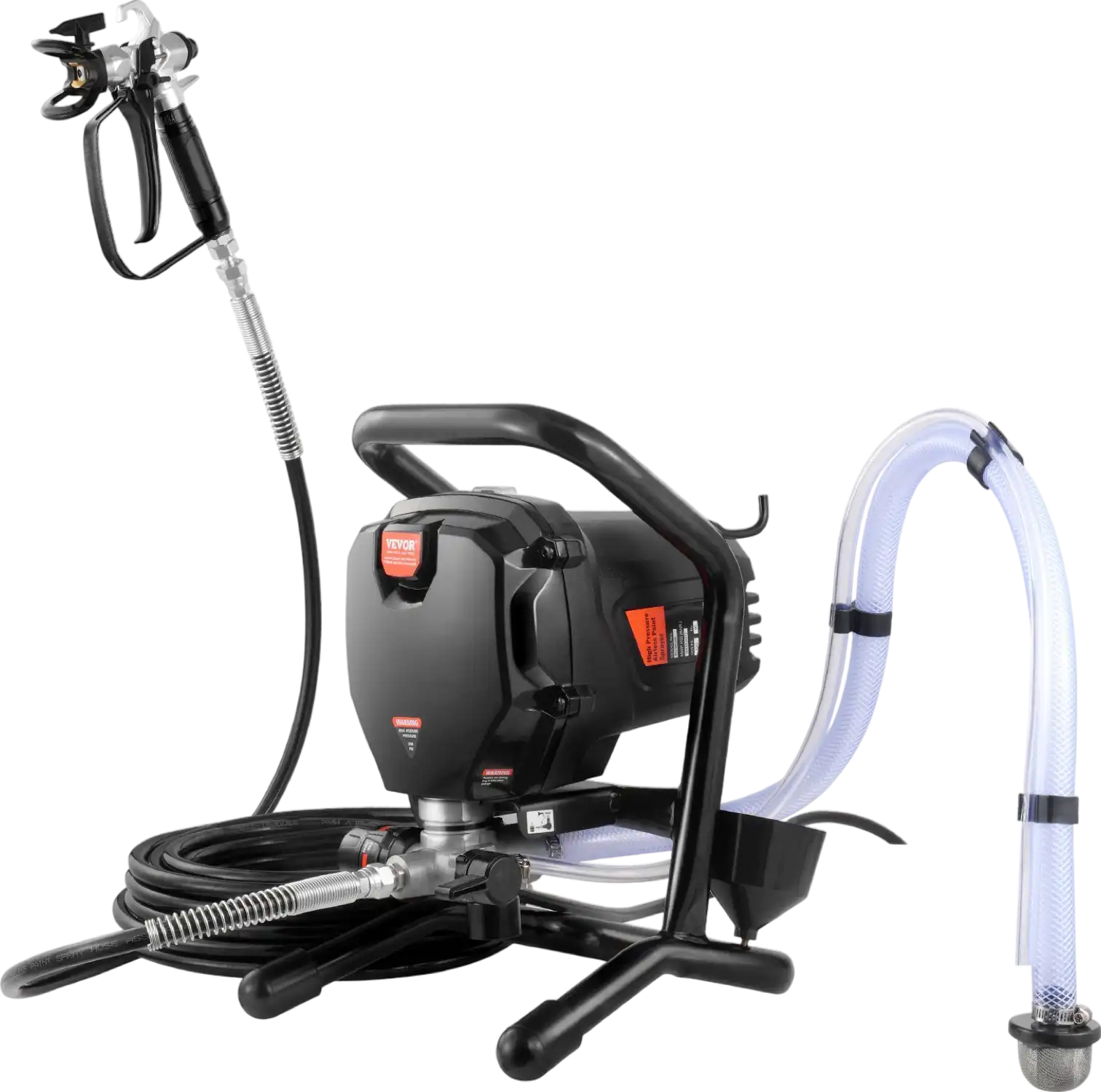 Vevor Airless Paint Sprayer with Stand 1.2L/min Flow Rate 750W 3000PSI Max Pressure New