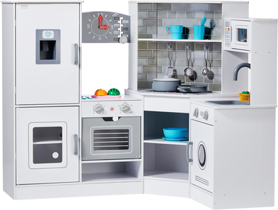 Vevor Wooden Kitchen Playset for Kids with 24pcs Accessories New