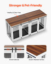 Vevor Dog Crate 72" Furniture Style Large Breed Kennel with Tray New