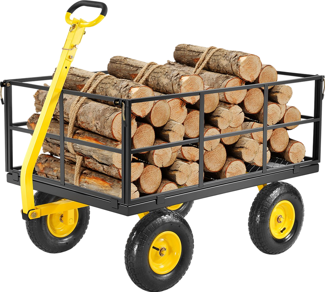 Vevor Steel Garden Cart 1400 Lbs Capacity 13