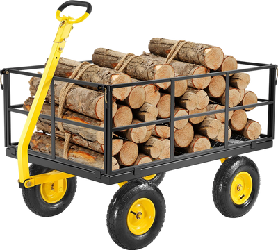 Vevor Steel Garden Cart 1400 Lbs Capacity 13